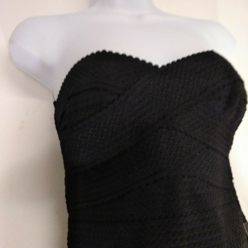 Women's Black Halter Bodycon Dress Size: S…